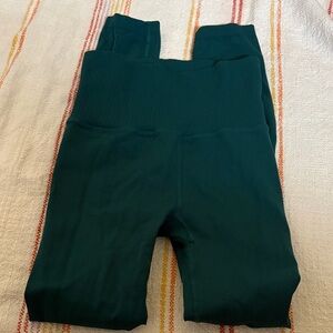 XS/S - NWOT - Free People - Good Karma Leggings Teal Green